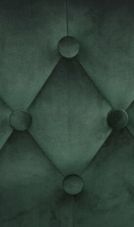 Barstoel Diblun Fluweel chroom, Groen