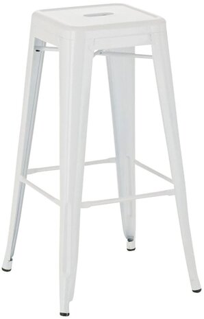 4-delige set barstoelen Jashuo, Wit