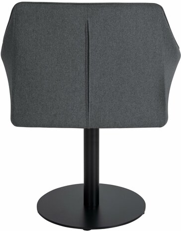 Barstoel Domasa Vilt, Grijs