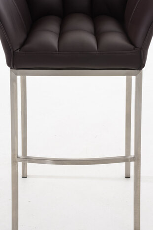 Barstoel Demosa A met 4-pootsframe, Bruin