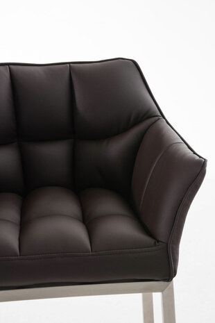 Barstoel Demosa A met 4-pootsframe, Bruin