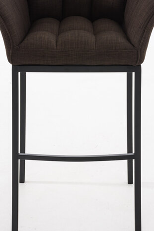 Barstoel Domasa B Stof met 4-poots frame, Bruin