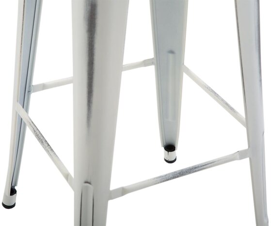 Barstoel Bermuda Rood, Wit