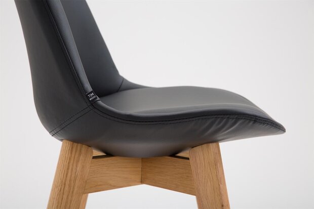Barstoel Bermuda Rood, Zwart