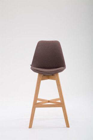Barstoel Bermuda Rood, Bruin