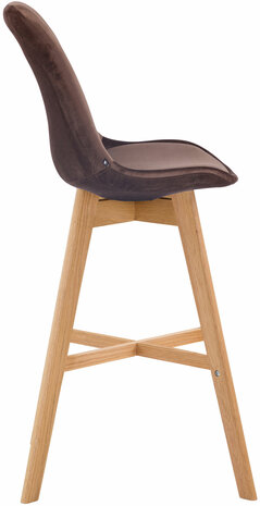Barstoel Bermuda Rood, Bruin