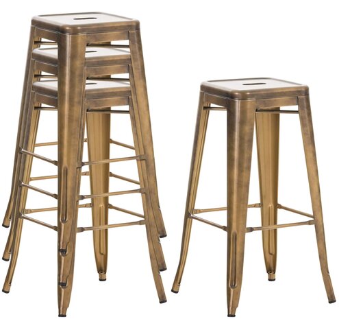 Barstoel Bermuda Rood, 