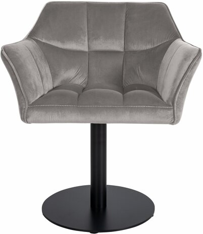 Lounger Domasa Fluweel, Grijs