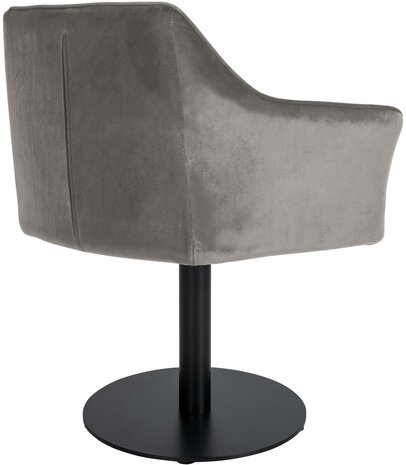 Lounger Domasa Fluweel, Grijs