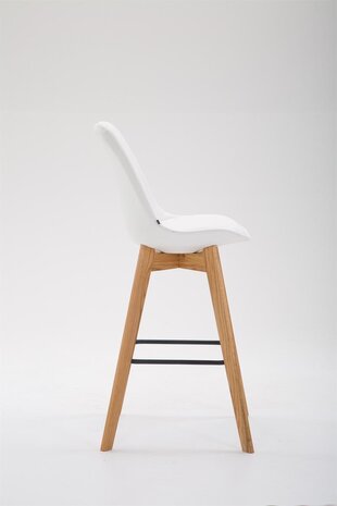Barstoel Bermuda Rood, Wit