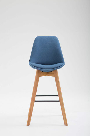 Barstoel Mitz Stof Natura, Blauw