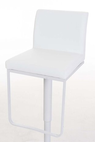 Barstoel Pinimi W Kunstleer, Wit