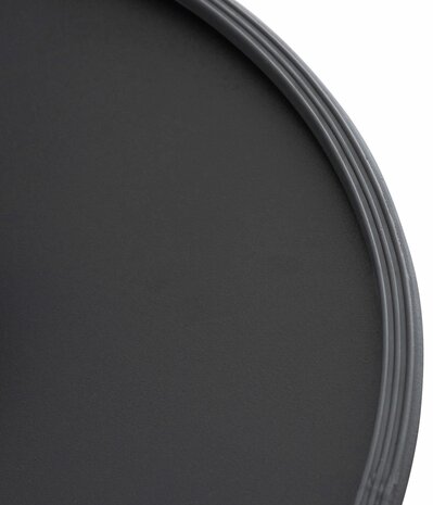 Vloerteller 38,5 cm, Zwart