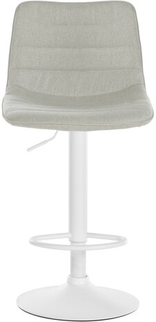 2-delige set barkrukken Lix Stof W, Creme