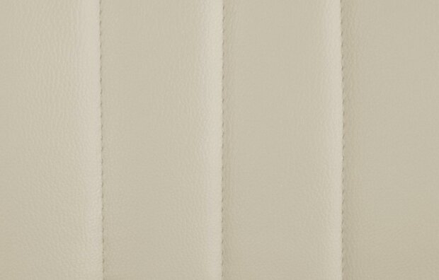 2-delige set barkruk Tino kunstleer wit, Creme