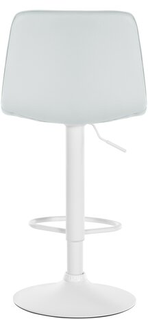 2-delige set barkrukken Lix kunstleer W, Wit