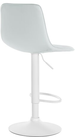 2-delige set barkrukken Lix kunstleer W, Wit