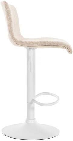Barstoel Heovor Stof W, Creme