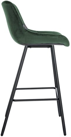 Barkruk Wosten Fluweel, Groen