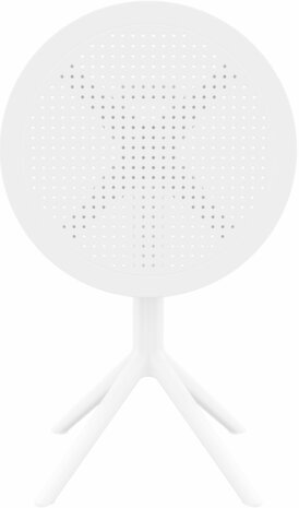 Inklapbare tafel Ska rond, Wit