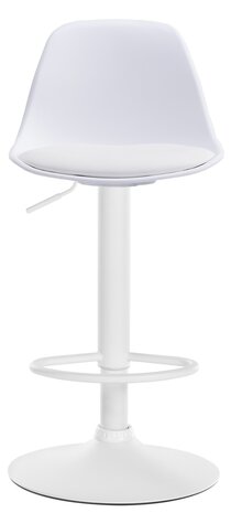 Barstoel Keil Kunstleer wit, Wit