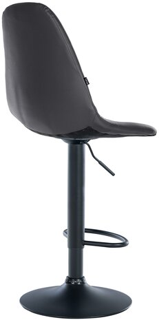 Barstoel Ilmiri Kunstleer B, Zwart