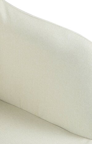 Barstoel Nitimi Stof chroom, Creme