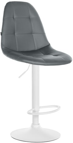 Barstoel Ilmiri Kunstleer W, Grijs