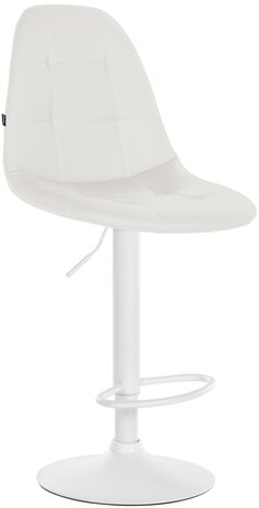 Barstoel Ilmiri Kunstleer W, Wit