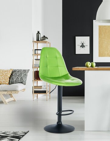 Barstoel Ilmiri Kunstleer B, Groen