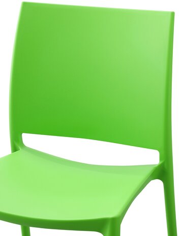 2-delige set stoel Moten, Groen