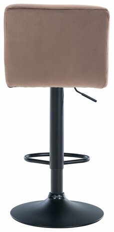 Barkruk Pure fluweel zwart, Bruin