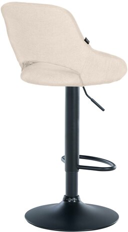 2-delige set barkrukken Melit stof B, Creme