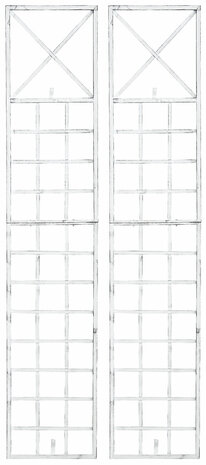 2-delige set klimrek Trogi, Wit