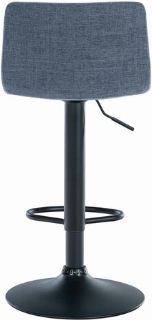 2-delige set barkrukken Bronfard stof, Blauw