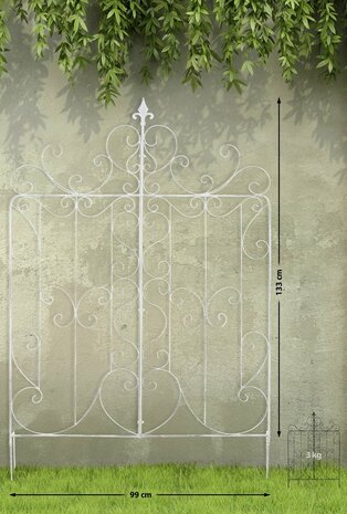 2-delige set klimrek Mandivella, Wit