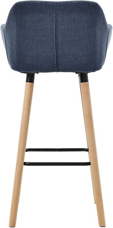 Barkruk Grint Stof, Blauw