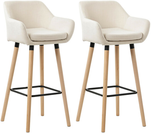 2-delige set barkruk Grint Stof, 