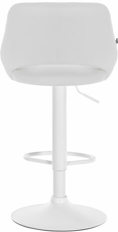 Barstoel Melit Kunstleer wit, Wit