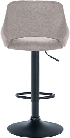 2-delige set barkrukken Melit stof B, Grijs