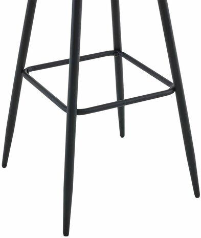 Barkruk Dortfard Fluweel, Bruin