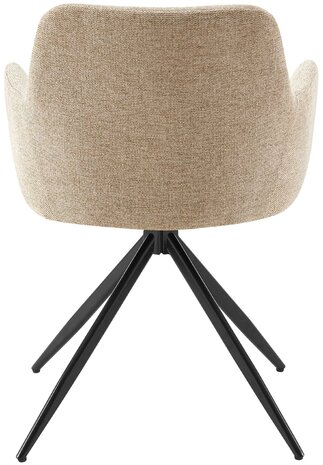 Eetkamerstoel Alemo Stof, Taupe