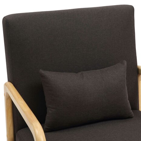 Fauteuil Hebbeng Stof, Bruin