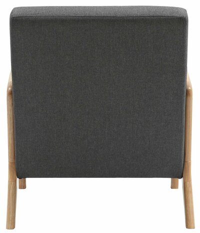 Fauteuil Hebbeng Stof, Grijs