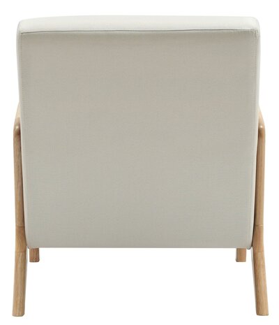 Fauteuil Hebbeng Stof, Creme