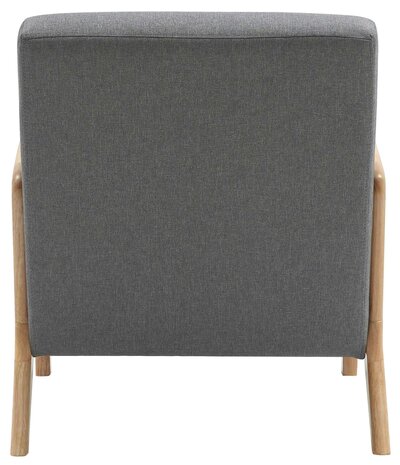 Fauteuil Hebbeng Stof, Grijs