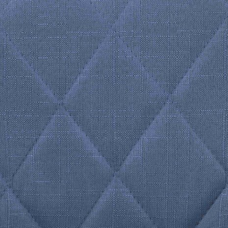 Barstoel Lozia Stof chroom, Blauw