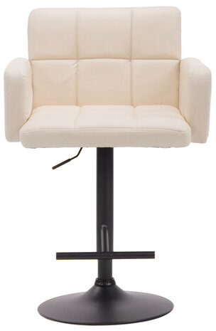Barkruk Les Engalos zwart, Creme