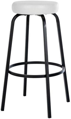 Barstoel Kimara Kunstleer, Wit
