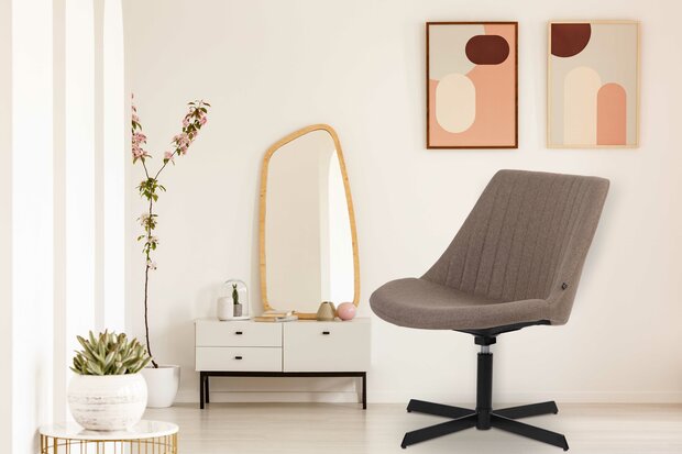 Ligstoel Grinba, Taupe
